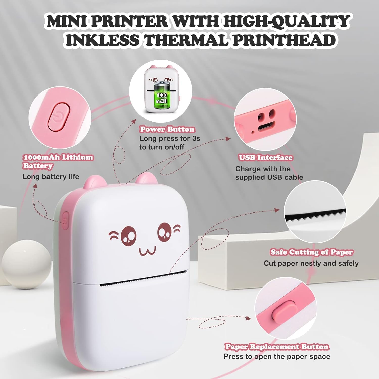 Portable Mini Thermal Printer - Image 6